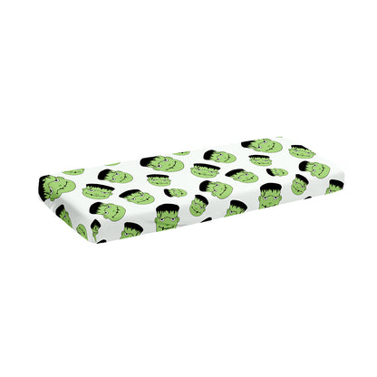 Halloween Frankenstein Pattern Print Piano Keyboard Cover