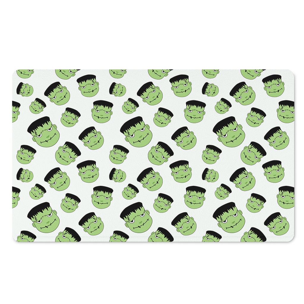Halloween Frankenstein Pattern Print Polyester Doormat