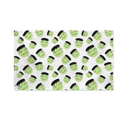 Halloween Frankenstein Pattern Print Polyester Flag
