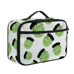 Halloween Frankenstein Pattern Print Portable Lunch Bag