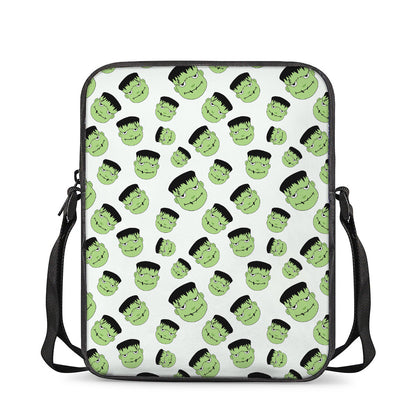 Halloween Frankenstein Pattern Print Rectangular Crossbody Bag