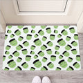 Halloween Frankenstein Pattern Print Rubber Doormat