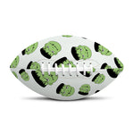 Halloween Frankenstein Pattern Print Rugby Ball