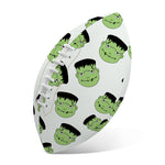 Halloween Frankenstein Pattern Print Rugby Ball