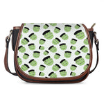 Halloween Frankenstein Pattern Print Saddle Bag