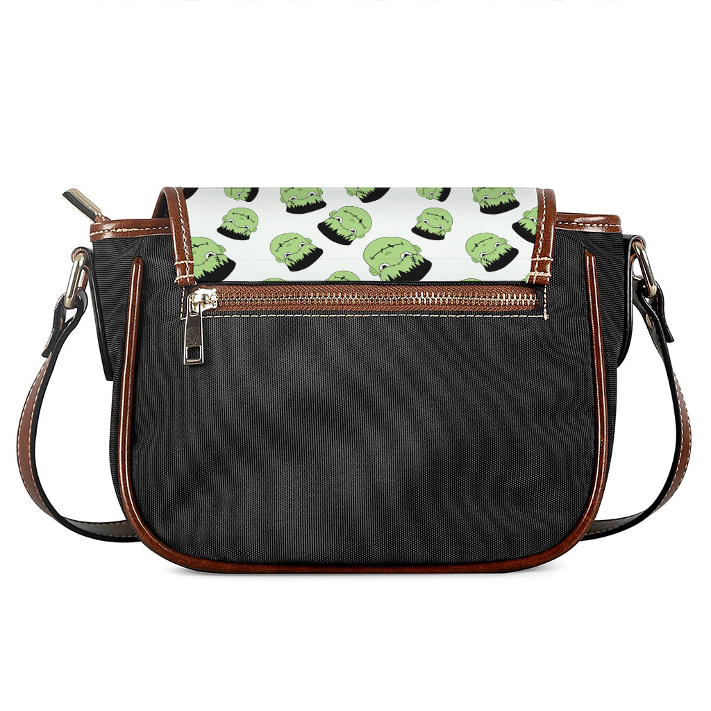 Halloween Frankenstein Pattern Print Saddle Bag