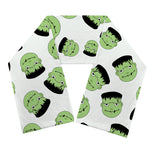 Halloween Frankenstein Pattern Print Scarf