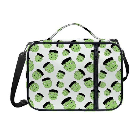 Halloween Frankenstein Pattern Print Shoulder Strap Bible Bag
