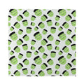 Halloween Frankenstein Pattern Print Silk Bandana
