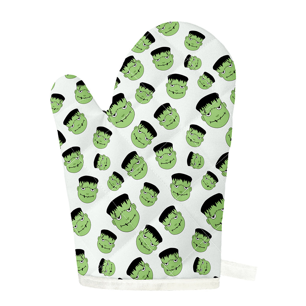 Halloween Frankenstein Pattern Print Single Oven Mitt