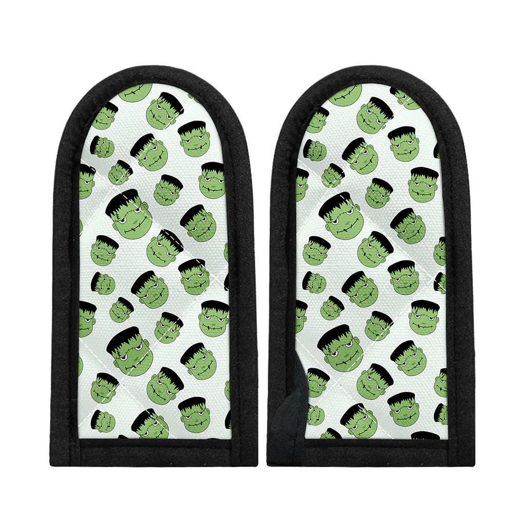 Halloween Frankenstein Pattern Print Skillet Handle Cover