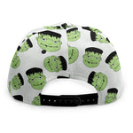 Halloween Frankenstein Pattern Print Snapback Cap