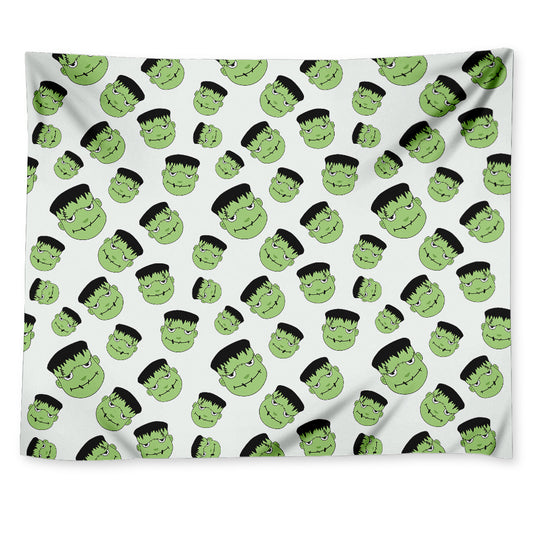 Halloween Frankenstein Pattern Print Tapestry