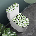 Halloween Frankenstein Pattern Print Toilet Lid And Tank Cover Set