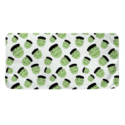 Halloween Frankenstein Pattern Print Towel