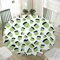 Halloween Frankenstein Pattern Print Waterproof Round Tablecloth