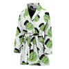 Halloween Frankenstein Pattern Print Women's Bathrobe