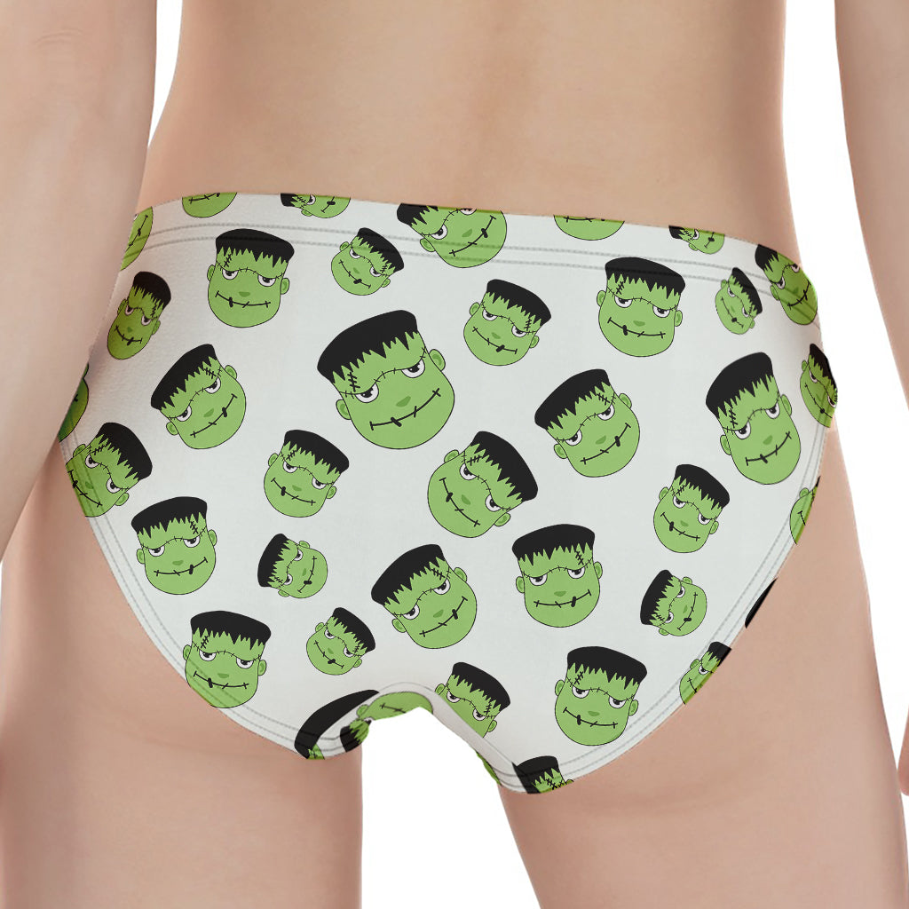 Halloween Frankenstein Pattern Print Women's Panties