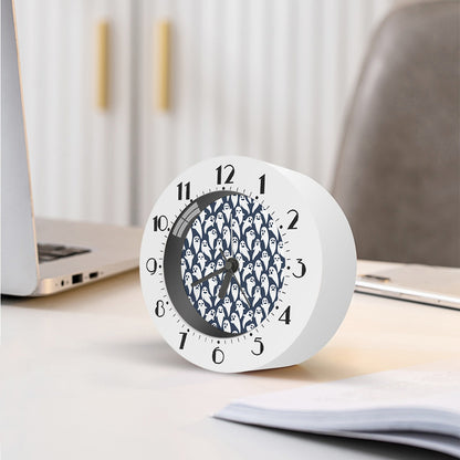 Halloween Ghost Pattern Print Alarm Clock