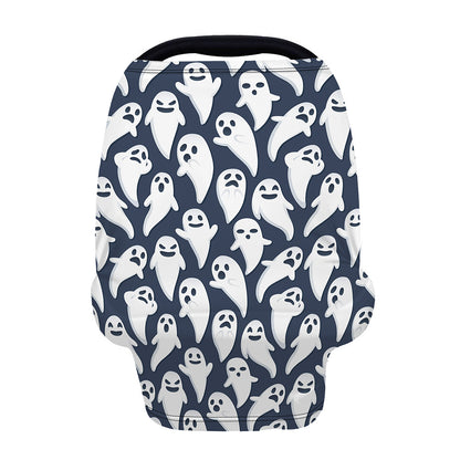 Halloween Ghost Pattern Print Baby Seat Cover