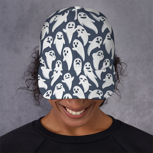 Halloween Ghost Pattern Print Baseball Cap