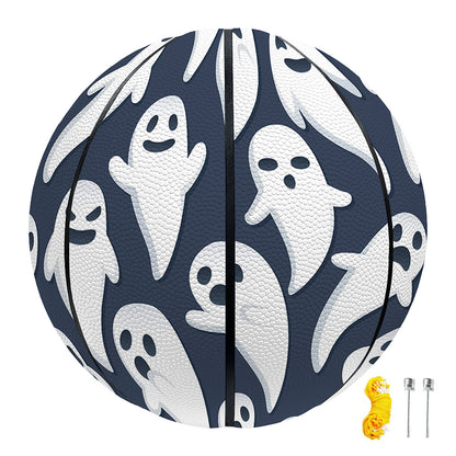 Halloween Ghost Pattern Print Basketball