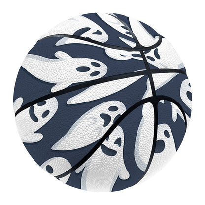 Halloween Ghost Pattern Print Basketball