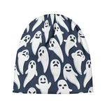 Halloween Ghost Pattern Print Beanie
