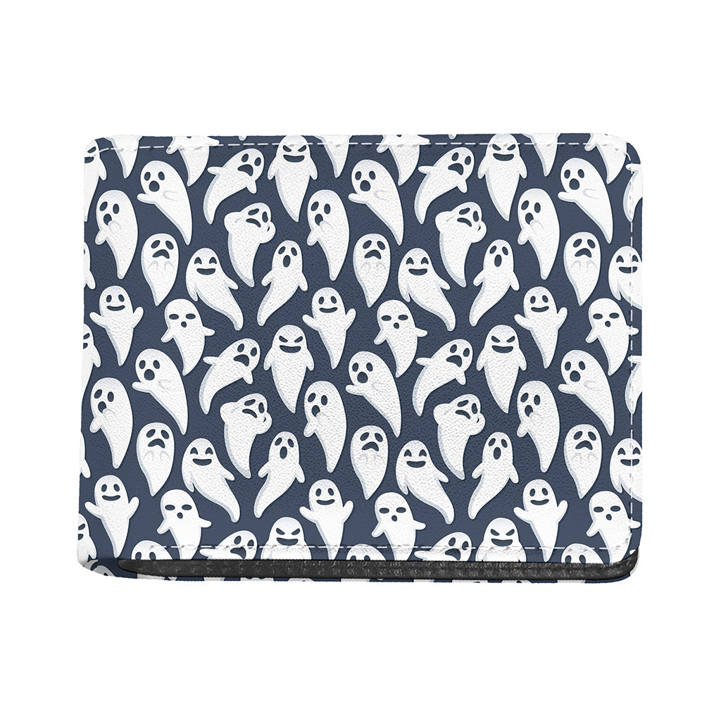 Halloween Ghost Pattern Print Bifold Wallet