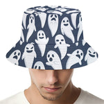 Halloween Ghost Pattern Print Bucket Hat