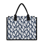 Halloween Ghost Pattern Print Canvas Tote Bag