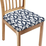 Halloween Ghost Pattern Print Chair Cushion Cover