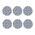 Halloween Ghost Pattern Print Coaster Set