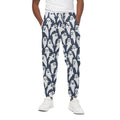 Halloween Ghost Pattern Print Cotton Sweatpants