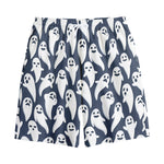 Halloween Ghost Pattern Print Cotton Shorts