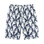 Halloween Ghost Pattern Print Cotton Shorts