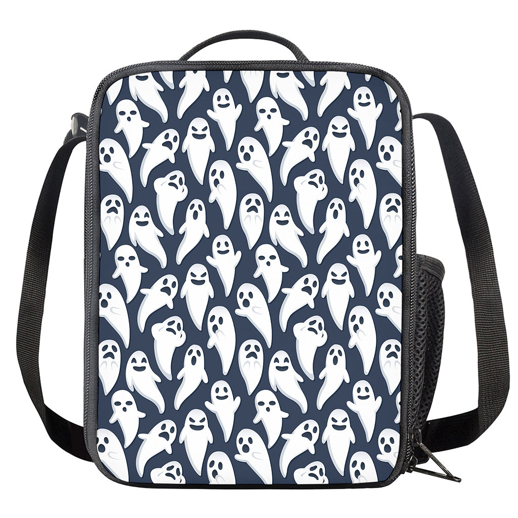 Halloween Ghost Pattern Print Crossbody Lunch Bag