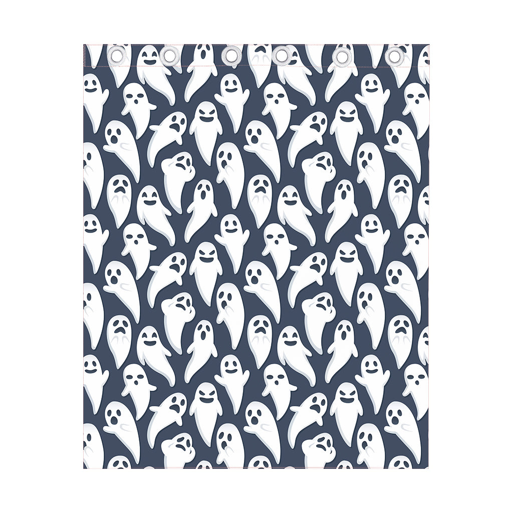 Halloween Ghost Pattern Print Curtain