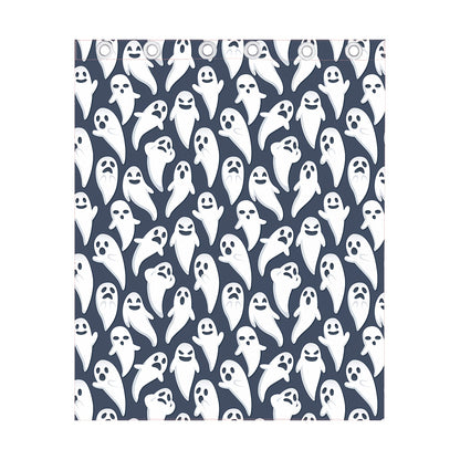 Halloween Ghost Pattern Print Curtain