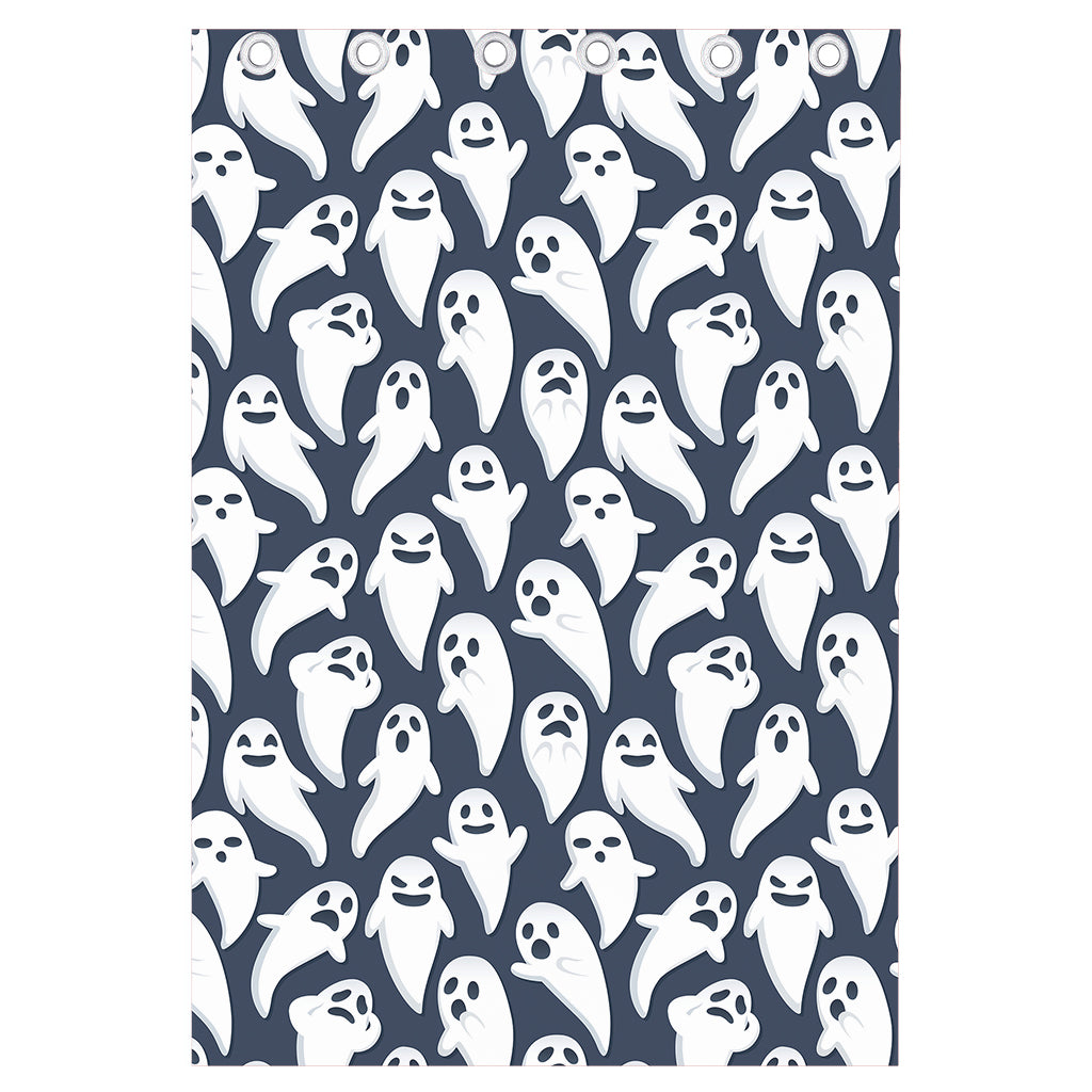 Halloween Ghost Pattern Print Curtain