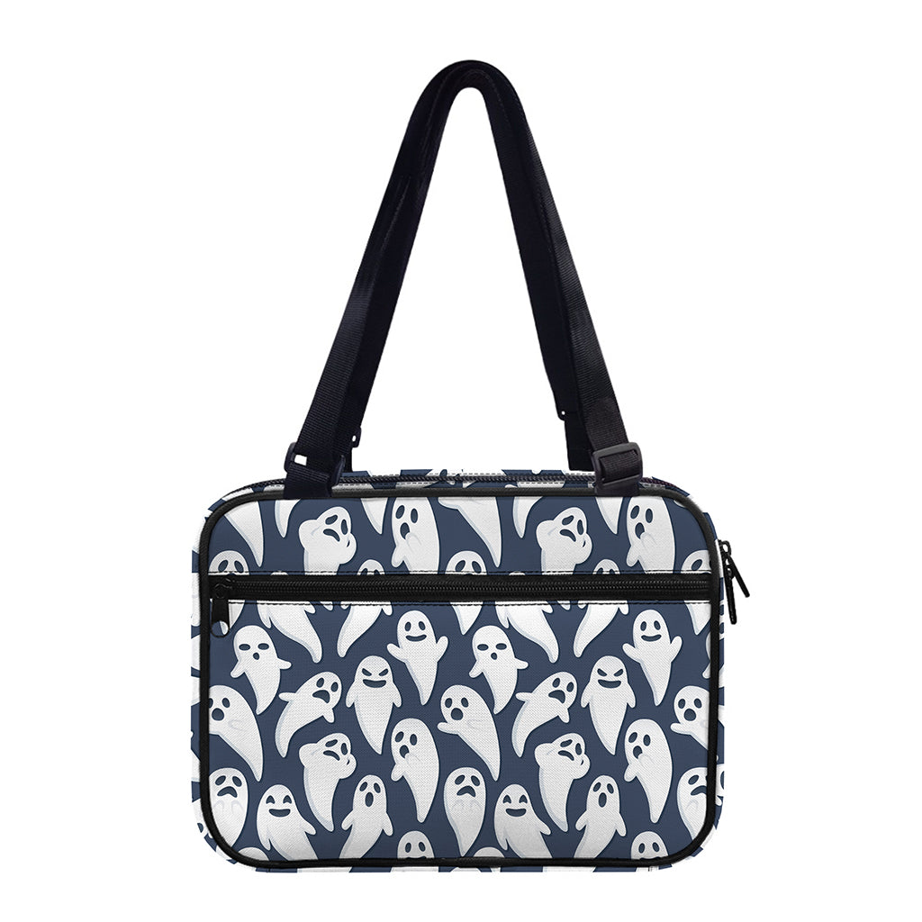 Halloween Ghost Pattern Print Double Strap Bible Bag