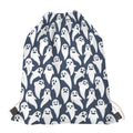 Halloween Ghost Pattern Print Drawstring Bag