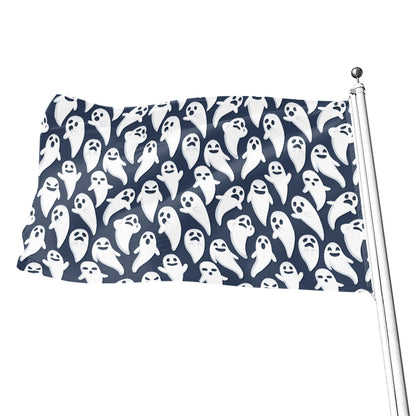 Halloween Ghost Pattern Print Flag