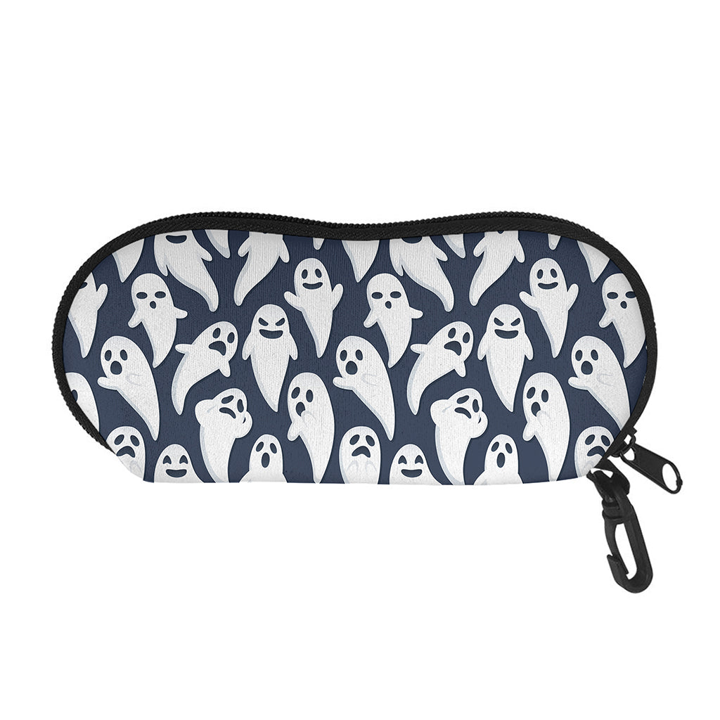 Halloween Ghost Pattern Print Glasses Case