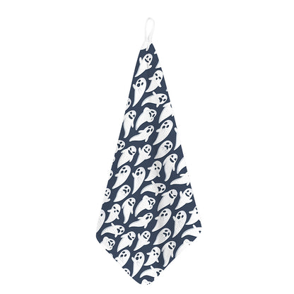 Halloween Ghost Pattern Print Hand Towel