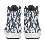 Halloween Ghost Pattern Print High Top Leather Sneakers