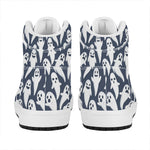 Halloween Ghost Pattern Print High Top Leather Sneakers