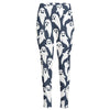 Halloween Ghost Pattern Print High-Waisted Pocket Leggings