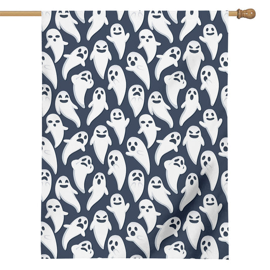 Halloween Ghost Pattern Print House Flag
