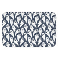 Halloween Ghost Pattern Print Indoor Door Mat